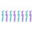 8Pcs Multi-Angle Silicone Eyeliner Stencils Aid for Precise Eye Makeup 3