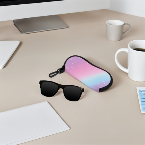 Durable Neoprene Sunglass Holder Case Portable for Daily Use 2