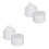 200Pcs White Cotton Rolls Non-Cotton Soft Absorbent for Daily Use 10