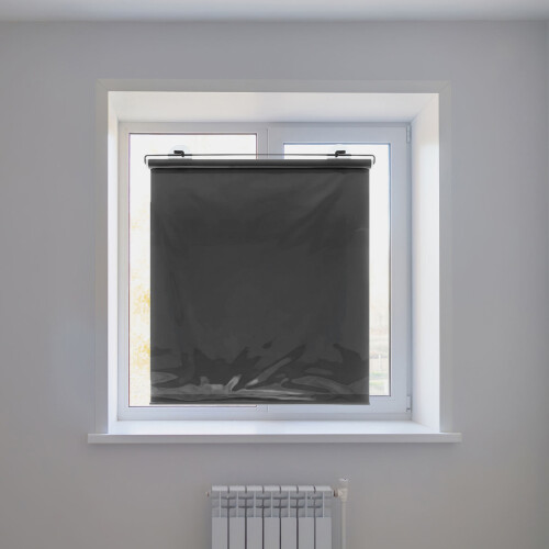 Transparent Nodrill Suction Cup Blind for Home Window Privacy 2