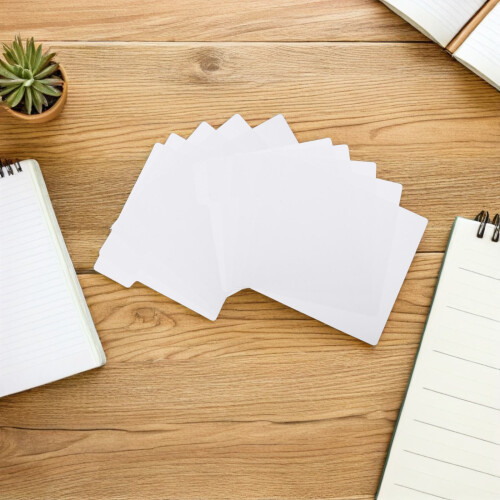 20Pcs Rigid Plastic Comic Book Dividers with Blank Tabs for Sorting 2