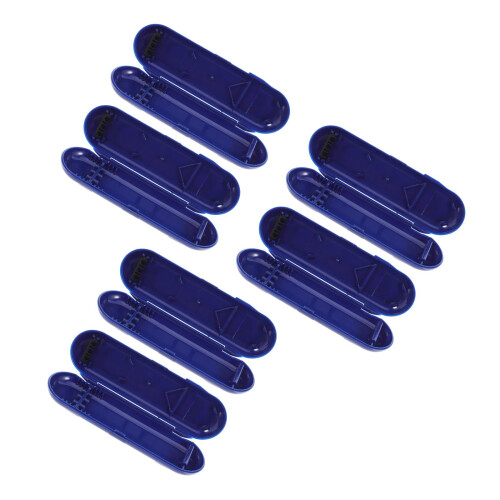6Pcs Black ABS Darts Case Box Lightweight Portable Dart Storage Holder 1