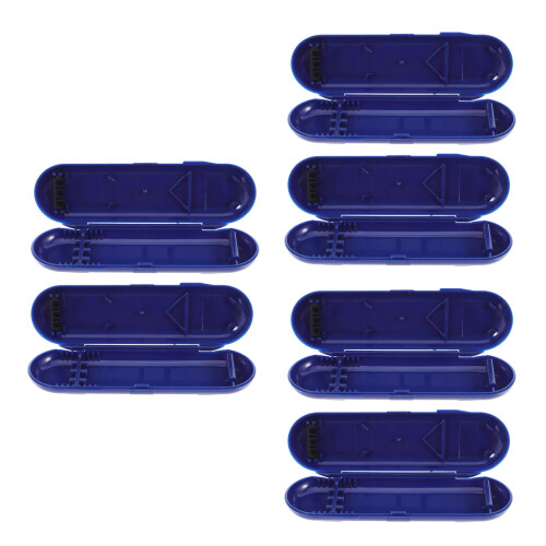 6Pcs Black ABS Darts Case Box Lightweight Portable Dart Storage Holder 2
