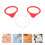 Red Ceramic Clay Cutting Wire Tool with Handle for Pottery 7