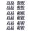 48pack Shipping Container Air Vent Kit Heavy Duty Shipping Container Accessories Flow Ventilation Kit 1