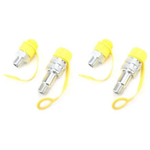 2 Set of Hydraulic Fittings Quick Connector Zg3/8 High Pressure Tubing Male Connector Female Connector
