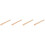 4Pcs Easy Install Khaki Wooden Handle Replacement for Camping 3