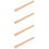 4Pcs Easy Install Khaki Wooden Handle Replacement for Camping 7