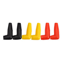 60pc Electric Guard Motor Winch Cable Terminal Boot Rubber Cover Black+Red+Yellow