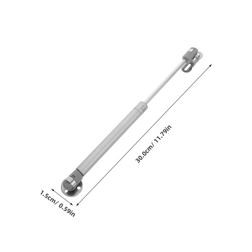 2Pcs Heavy Duty Silver Cabinet Door Pneumatic Lift Support Gas Struts 1