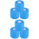 Blauwe Schokdempers Ademend En Elastisch 4