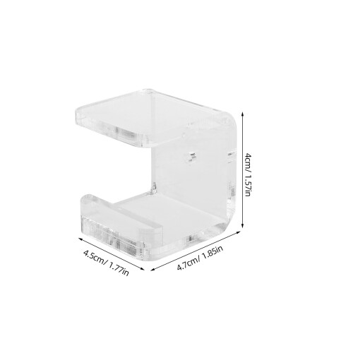 4Pcs Acrylic Wall Mount Hockey Stick Holder Storage Hooks 1