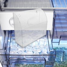Space-Saving Acrylic Ice Maker Scoop Holder for Freezer