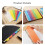 15Pcs Mini Binder Divider Bookmarks Plastic Folder Separators Assorted 5