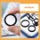 12Pcs Stethoscope Diaphragm Covers PVC Assorted Colors for Clinic Use 6