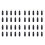 40Pcs Precision Tip Applicator Bottles Black Metal Needle Plastic Bottle 10ML Precision Tip Applicator Bottles 1
