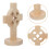 Croix En Bois Beige Décoration Chrétienne Murale 10