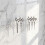 2Pièces Porte-Ciseaux Mural Transparent 12 Emplacements En 9