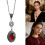 Collier pendentif ovale gothique victorien, bijoux avec-4 3