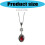 Collier pendentif ovale gothique victorien, bijoux avec-4 4