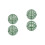 4Pièces Pour Boule D'herbe Support Garden DIY 3