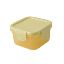 60ml Mini Food Storage Container, Food Grade, Thickened, Sealed Baby Food Container (Yellow)