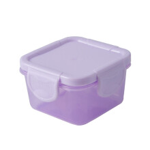 Mini contenitore per alimenti da 150 ml, per alimenti, rinforzato, con chiusura ermetica, ideale per pappe e neonati (viola)