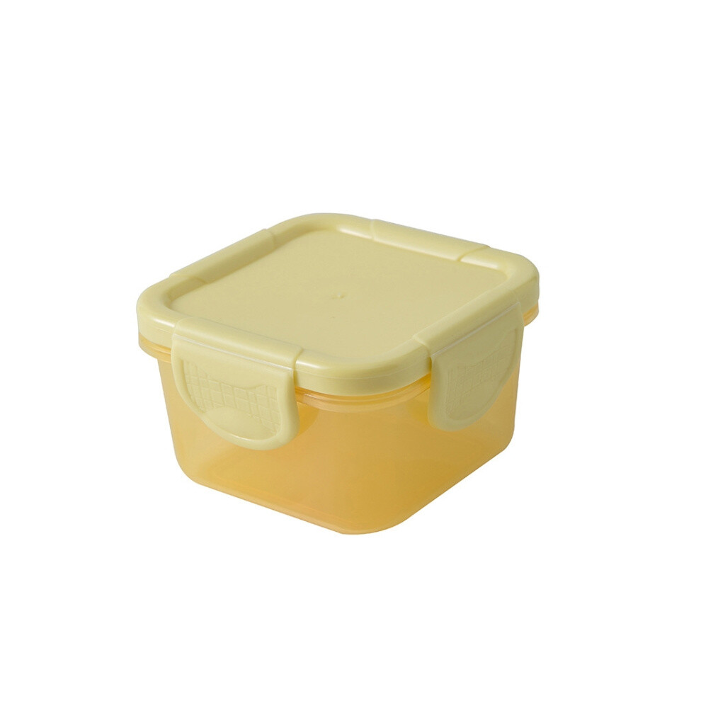 150ml Mini Food Storage Container, Food Grade, Thickened, Sealed Baby Food Container (Yellow)