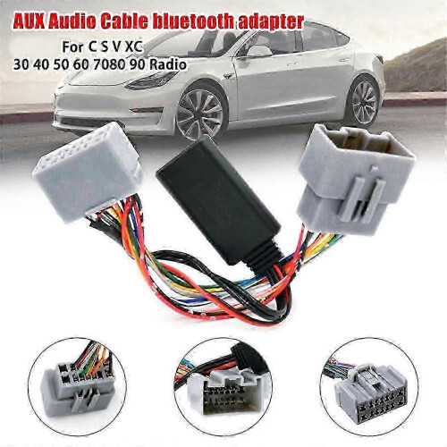 Bluetooth adapter for Volvo C30 C70 S40 with AUX in audio cable receiver 1