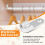 Oval Wardrobe Hanging Rail Rod End Bracket Support Silver Tone Pair 4