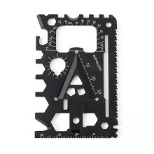 18 in 1 Outdoor Pocket Gadget Multifunctional Outdoor Tool with Bottle Opener/Screwdriver/Small Wrench