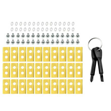 30PCS Replacement Blades for Luba & Yuka All Series Replacement Robotic Lawnmower Blades with Screwdrivers B