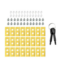 24PCS Replacement Blades for Luba & Yuka All Series Replacement Robotic Lawnmower Blades with Screwdrivers B