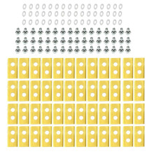 48PCS Replacement Blades for Luba & Yuka All Series Replacement Robotic Lawnmower Blades Gold