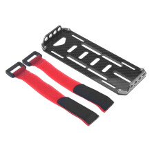 Placa de Montaje de Batería de Fibra de Carbono para 1/10 RC Car Scale RC Crawler Cars para Axial SCX10 Modelo Pieza de Juguete