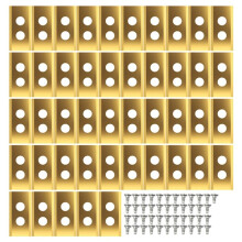 45Pcs Replacement Lawnmower Blades for Luba & Yuka All Series Titanium Replacement Robotic Lawnmower Blades