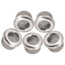 5 Pezzi Filtro di Ingresso Pompa In Acciaio Inossidabile per Tubo di Aspirazione Spruzzatore di Vernice Airless, Sostituisce il Filtro 181072