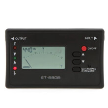 ET-68GB LED Digital Tuner Bassgitarre Ukulele Violine Toninstrument Zubehör Gitarren Chromatischer Tuner Gitarrentuner