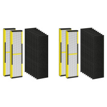 Filtro de Substituição FLT4825 para Purificador de Ar Germ Guardian, para AC4825 AC4850, 4 Filtros HEPA Verdadeiros + 16 Filtros de Carbono