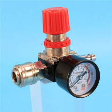 3pcs 1/4Inch Pressure Regulator Air Compressor Pressure Regulator Reduction Valve 3 Holes Control Valve 12 Bar