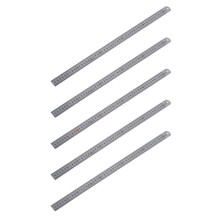 5X Doppelseitige Skala Edelstahl Gerade Lineal Messwerkzeug 50cm