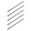 5X Double Side Scale Stainless Steel Straight Ruler Measuring Tool 50cm 1