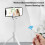 Asta selfie Bluetooth per Samsung Galaxy con treppiede e monopiede regolabili. 5