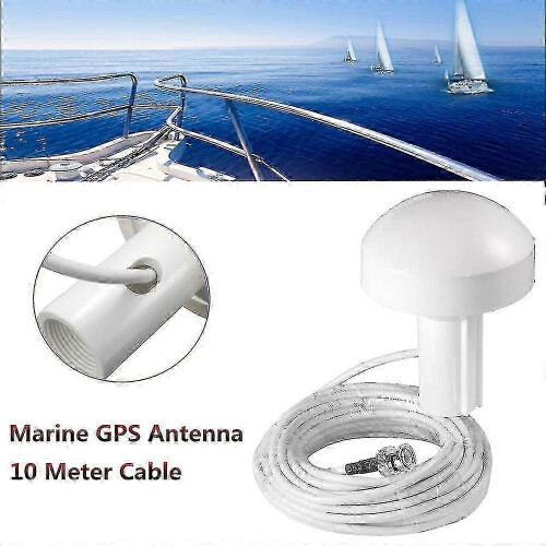 Marine  GPS  Antenne mit 10 m langem BNC  Stecker für Navigationssysteme 1