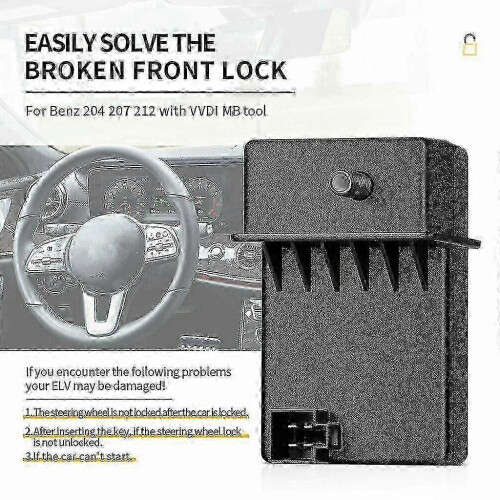 Steering Lock Emulator Module for W207, W211, W204 Series Compatible 2