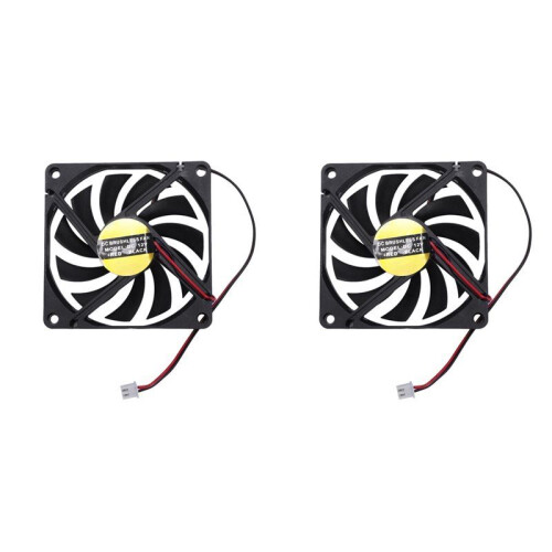2st 80mm 2-Pins Connector Koelventilator Lage Druk voor Pc-Computerbehuizing CPU-Koeler Radiator