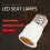 LED Light Bulb Adapter E12 to E14, 6-Pack White Lamp Socket Holder Converter 2