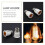 LED Light Bulb Adapter E12 to E14, 6-Pack White Lamp Socket Holder Converter 5