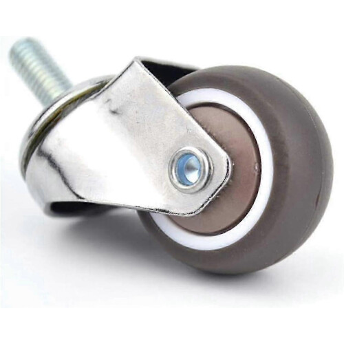 32mm Thread Furniture Casters 4-Pack with TPE Rubber for Easy Mobility 2