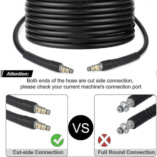 Replacement Pressure Washer Hose for Karcher K Series, 10m with Quick Connect Fitting 1